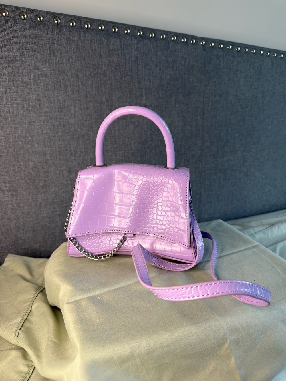Small purple bag